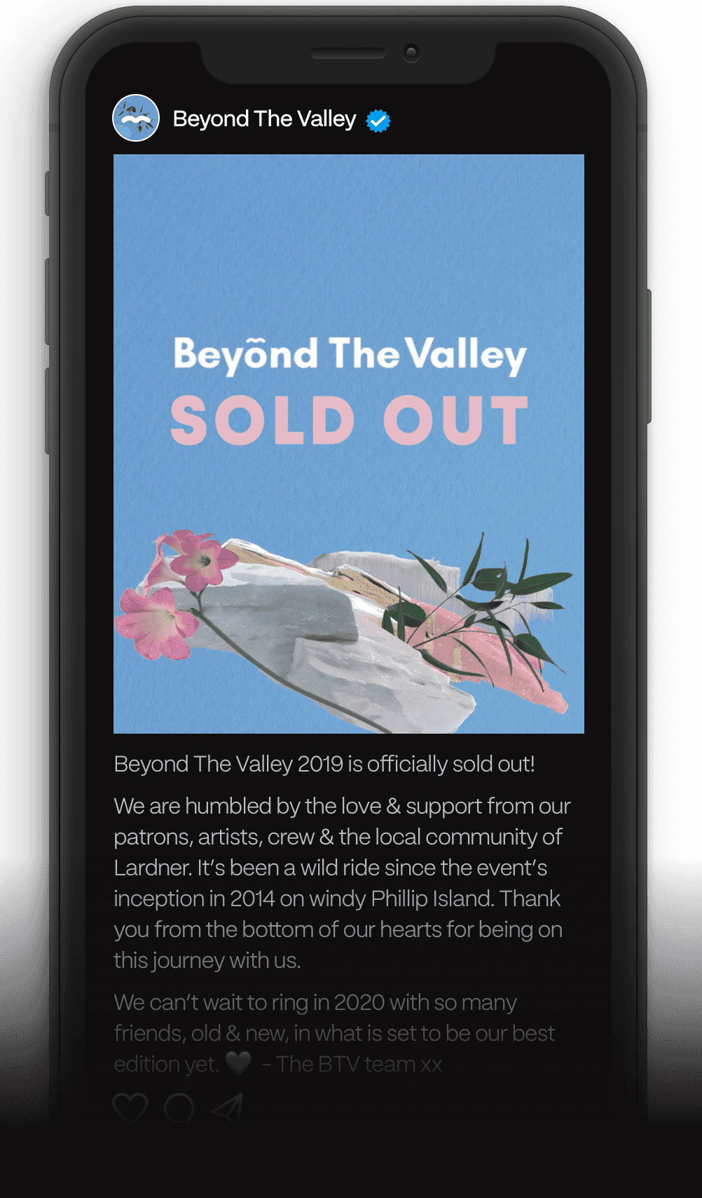 Beyond The Valley 2019 is officially sold out!